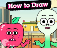 Как да нарисуваш Ябълко и Луки