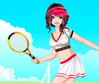 Тенис момиче Обличане