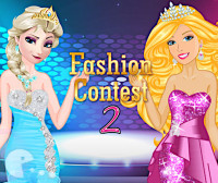 Елза и Барби Модно състезание 2
