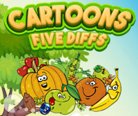 Cartoons Five Diffs