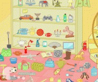 Цветна стая със скрити предмети