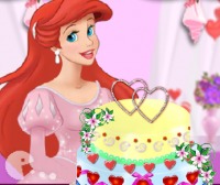 Ариел сватбена торта